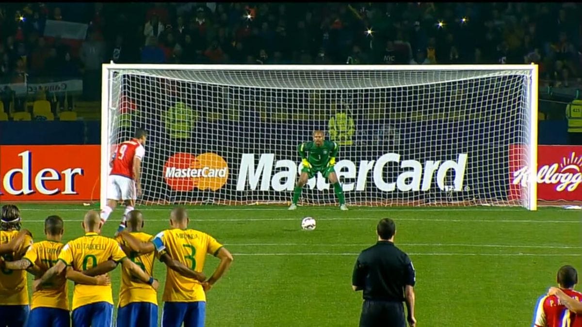 Eliminação do Brasil na Copa América de 2015 (Foto: Reprodução, Globo)