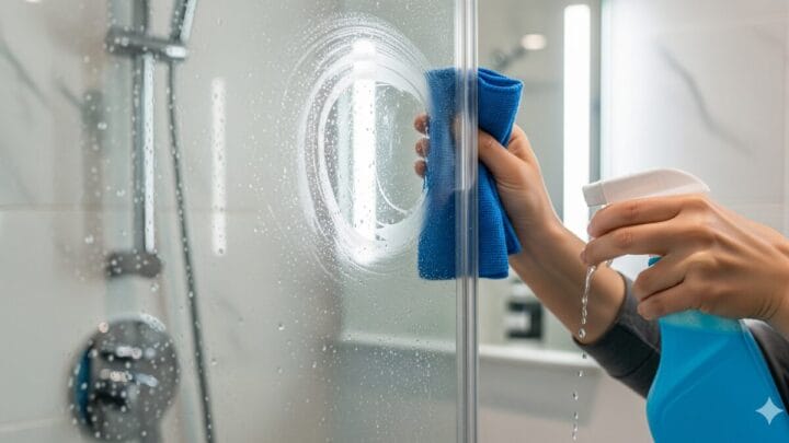 Como Limpar o Box do Banheiro Usando Papel-Manteiga