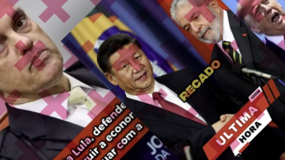 Perfis usam IA e misturam informações verdadeiras e falsas para confundir em publicações no TikTok (Foto: Comprova, reprodução)