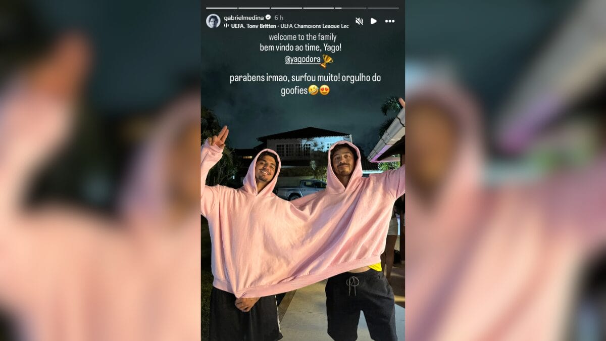 Campeões parabenizam Yago Dora por 1º título no Mundial de Surfe