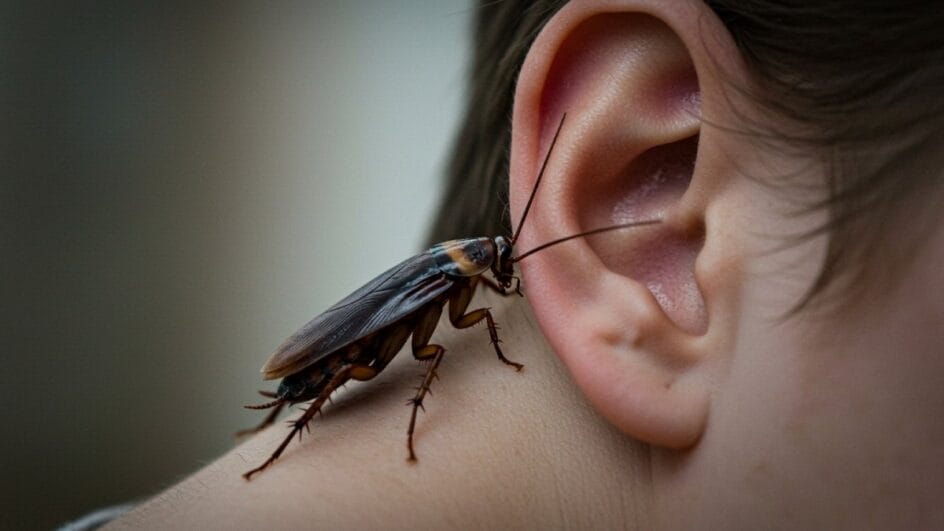 Higienizar a casa e os ouvidos da forma certa é importante para manter as baratas longe (Foto: Imagem gerada por IA)