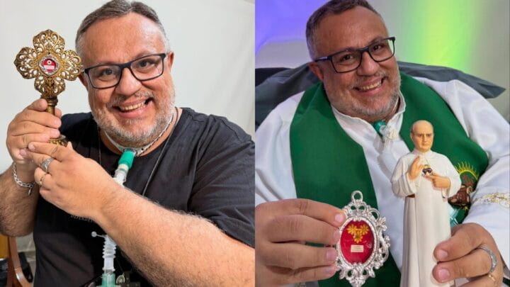 Padre Marlon Mucio tem doença rarissima que afeta só 350 pessoas no mundo