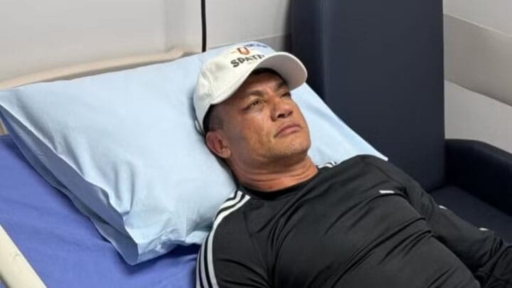 Popó hospitalizado (Foto: reprodução Instagram)