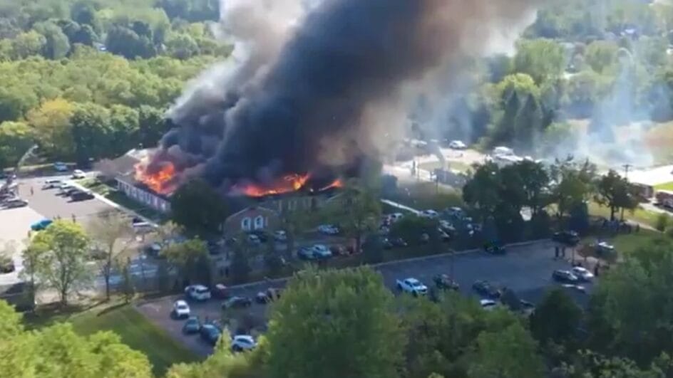 Incêndio igreja EUA