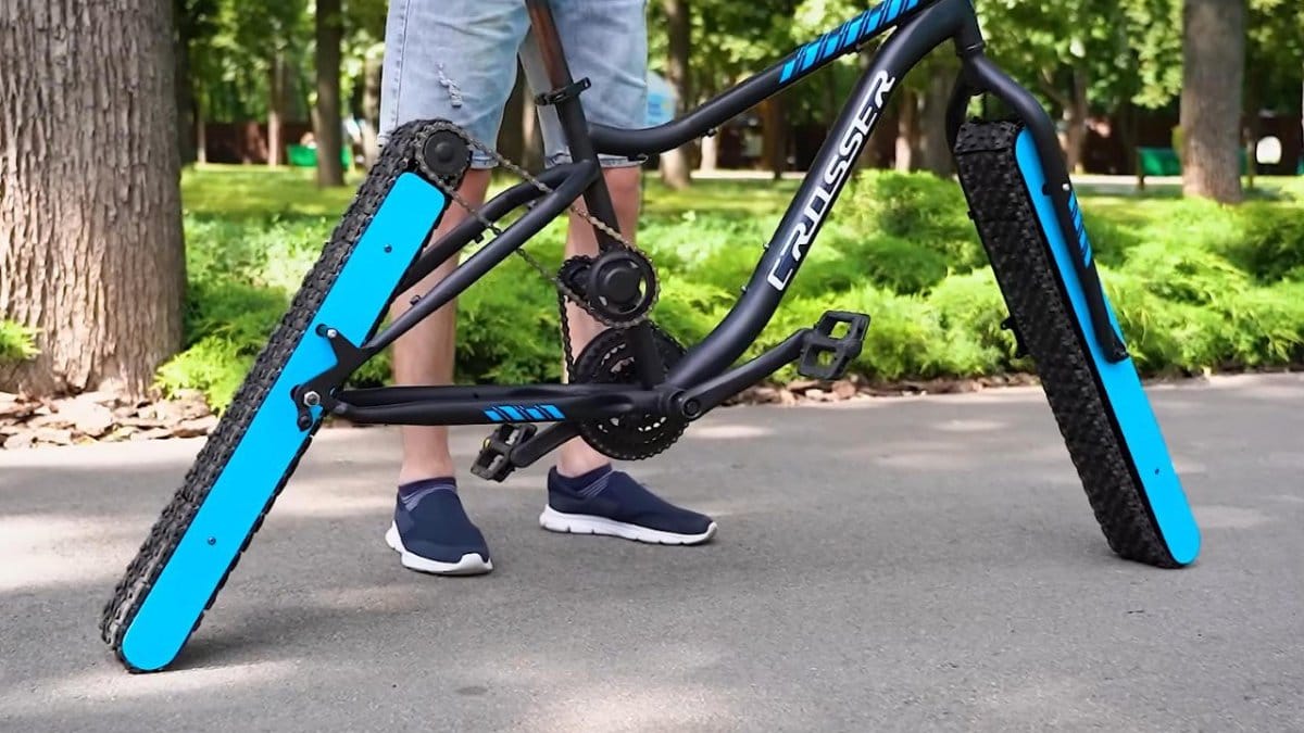 bicicleta sem rodas