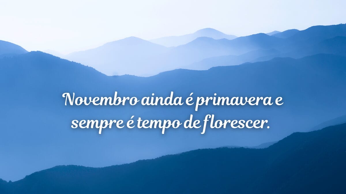 frases bem vindo novembro