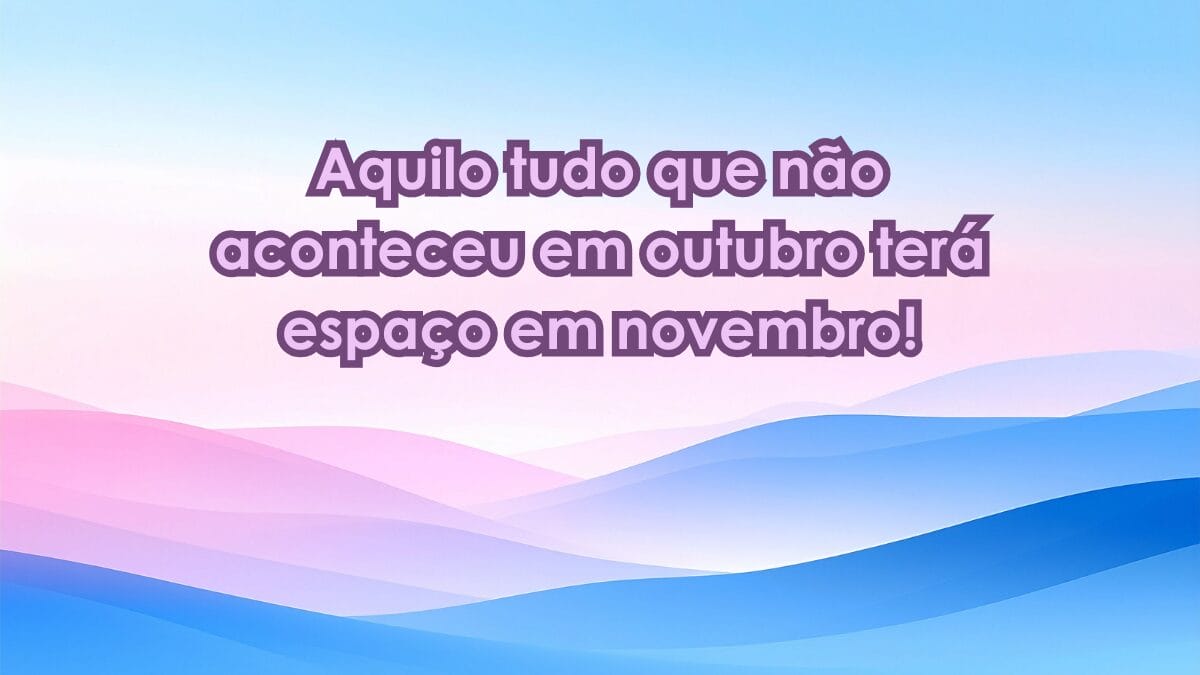 frases bem vindo novembro