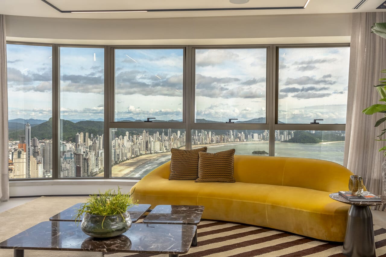 Imóvel no Yachthouse by Pininfarina, em Balneário Camboriú, se destaca pela decoração italiana de luxo (Foto: Divulgação)