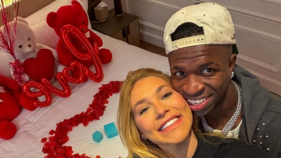 Vini Jr. e Virgínia juntos em foto publicada no Instagram (Foto: Redes sociais, Reprodução)