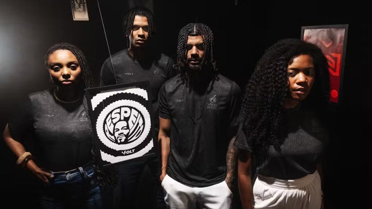 Camisas da seleção brasileira de vôlei em homenagem ao mês da Consciência Negra