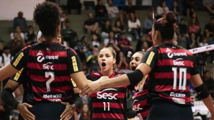 Flamengo 3 x 0 Barueri pela estreia da Superliga Feminina 202526