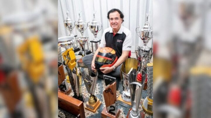 Gaidzinski com seus troféus