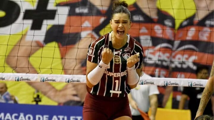 Lara Nobre vôlei Fluminense x Sesc-Flamengo