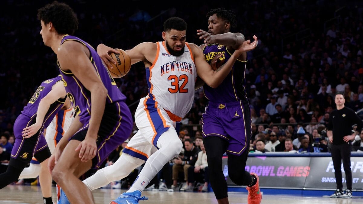 Los Angeles Lakers x New York Knicks (Foto: Jim McIsaac, NBAE, Getty Images)