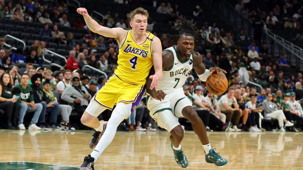 Milwaukee Bucks x Los Angeles Lakers (Foto: Stacy Revere, NBAE, Getty Images)