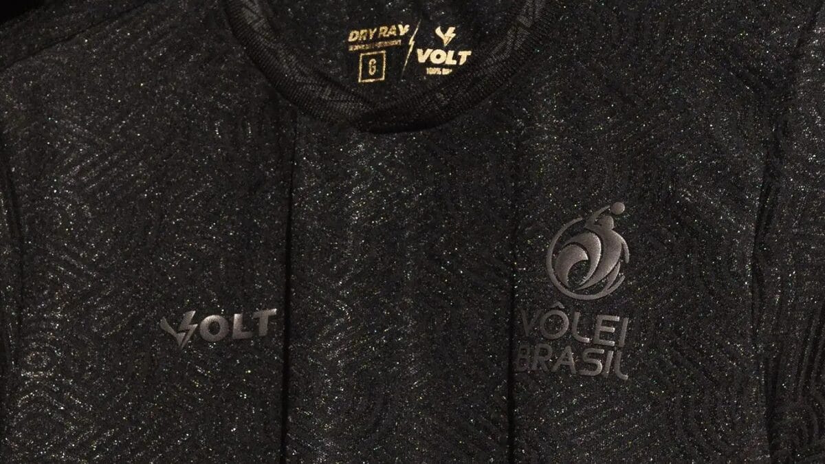 Nova camisa da Seleção Brasileira de vôlei, em homenagem ao mês da Consciência Negra