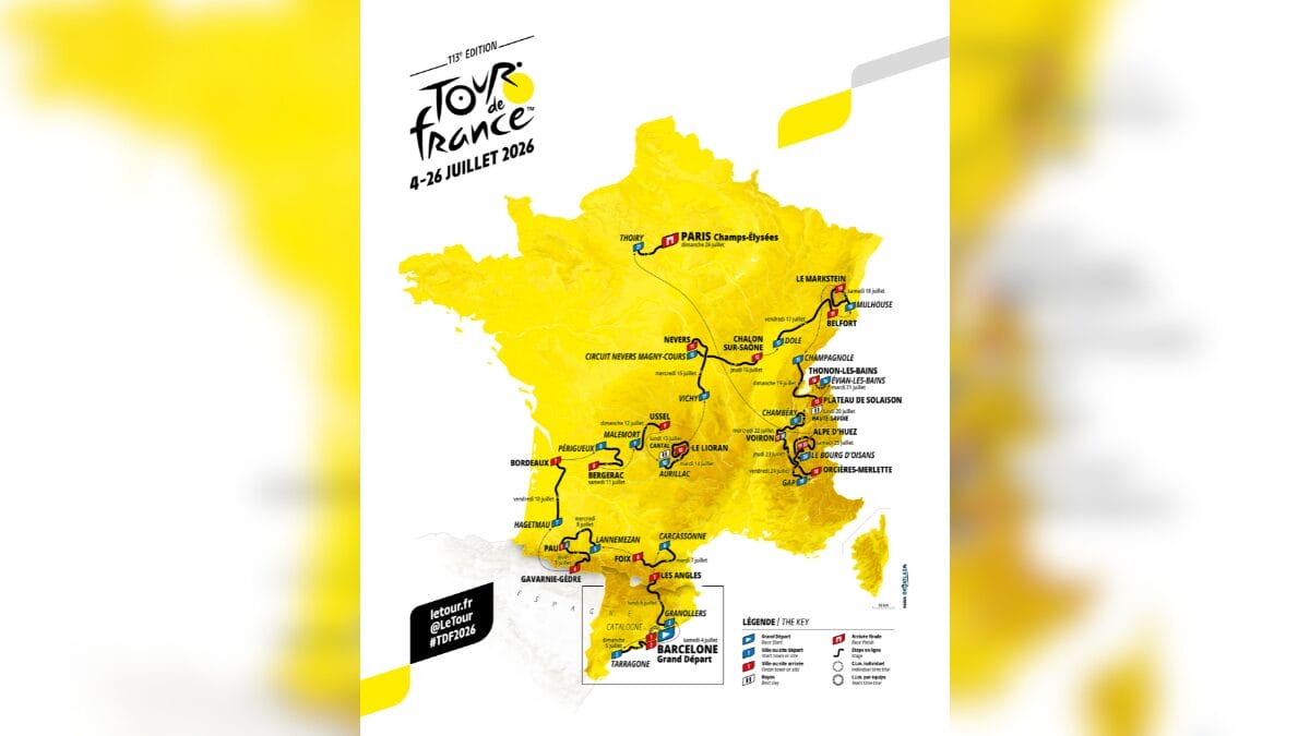 Rota Tour de France 2026