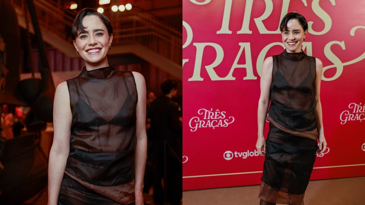 Fernanda Vasconcellos no lançamento da novela