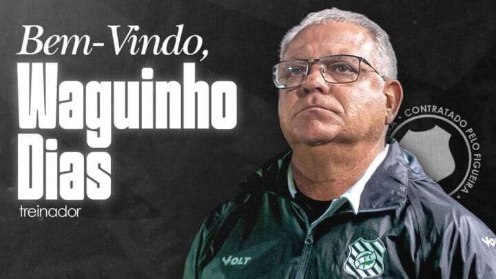 Waguinho Dias foi apresentado como novo técnico do Figueirense nesta sexta-feira (Foto: reprodução, X, FFC)