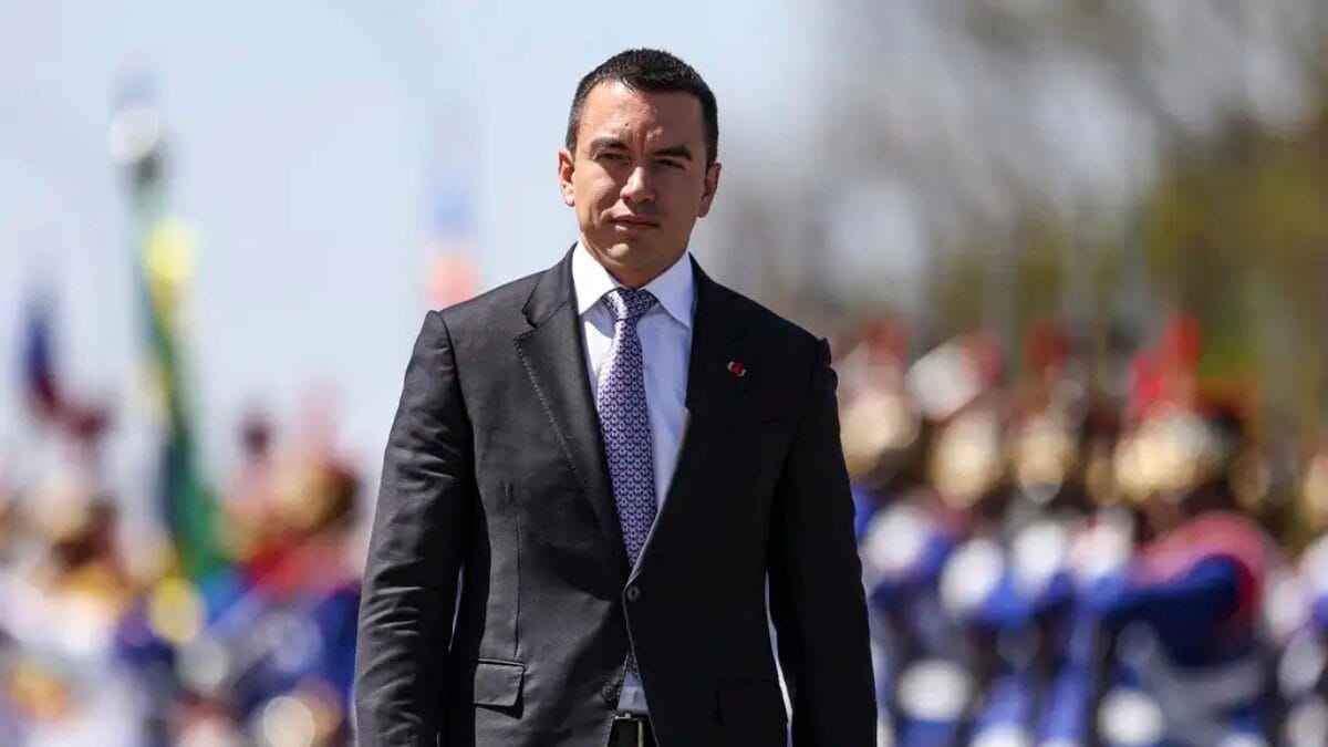 Noboa é presidente do Equador (Foto: Marcelo Camargo, Agência Brasil)