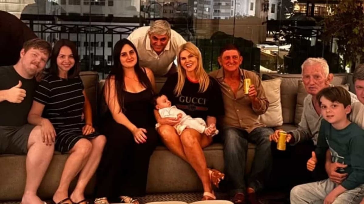 foto de val marchiori e família