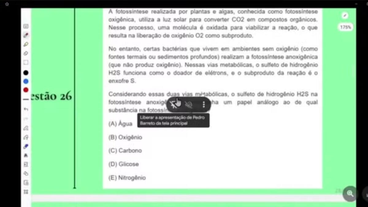 Live com questões quase iguais às do Enem 2025 foi ao ar 5 dias antes da prova