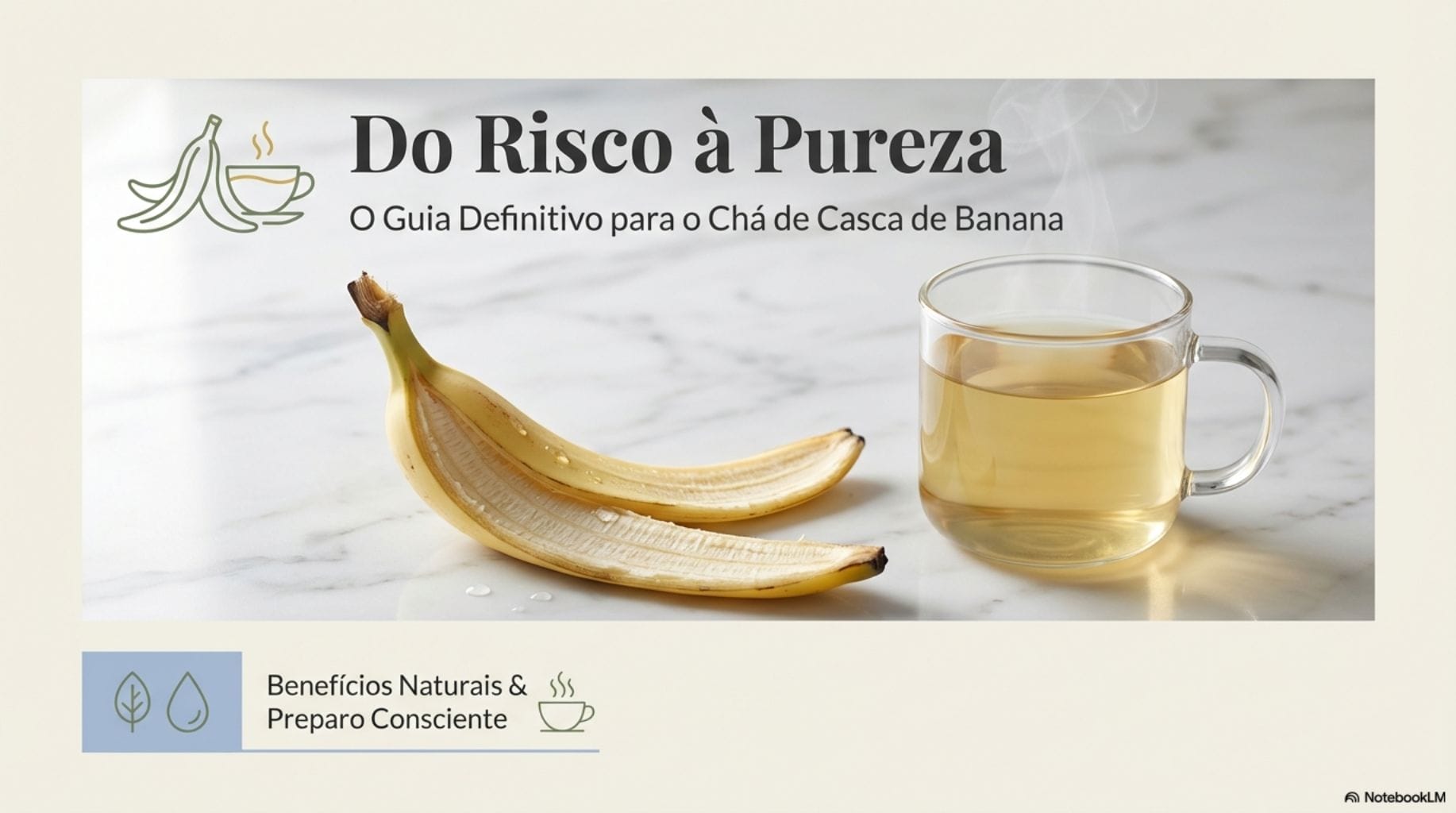 Guia Visual sobre Chá de Casca de Banana emagrece mesmo ou não