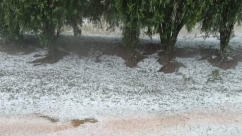 Granizo no Oeste de SC