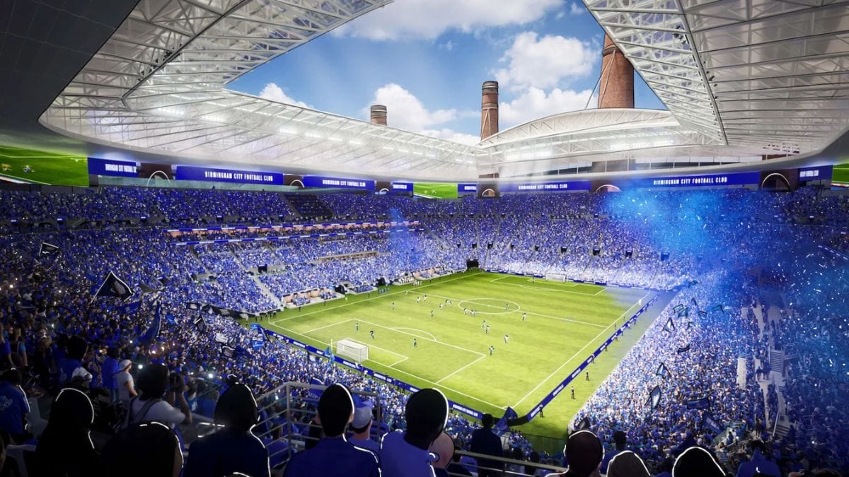 Novo estádio do Birmingham City (Foto: divulgação)