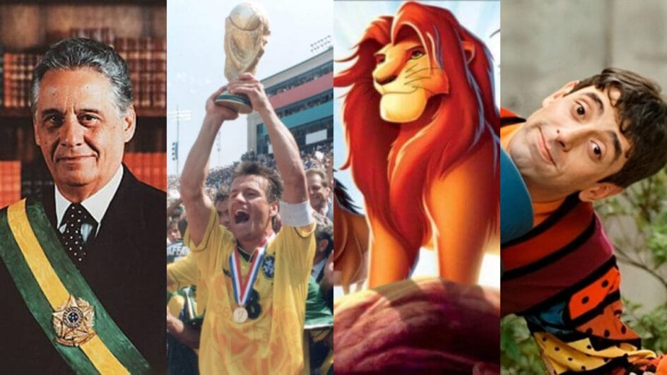 o mundo em 1994, ano da última aparição do Remo na Série A