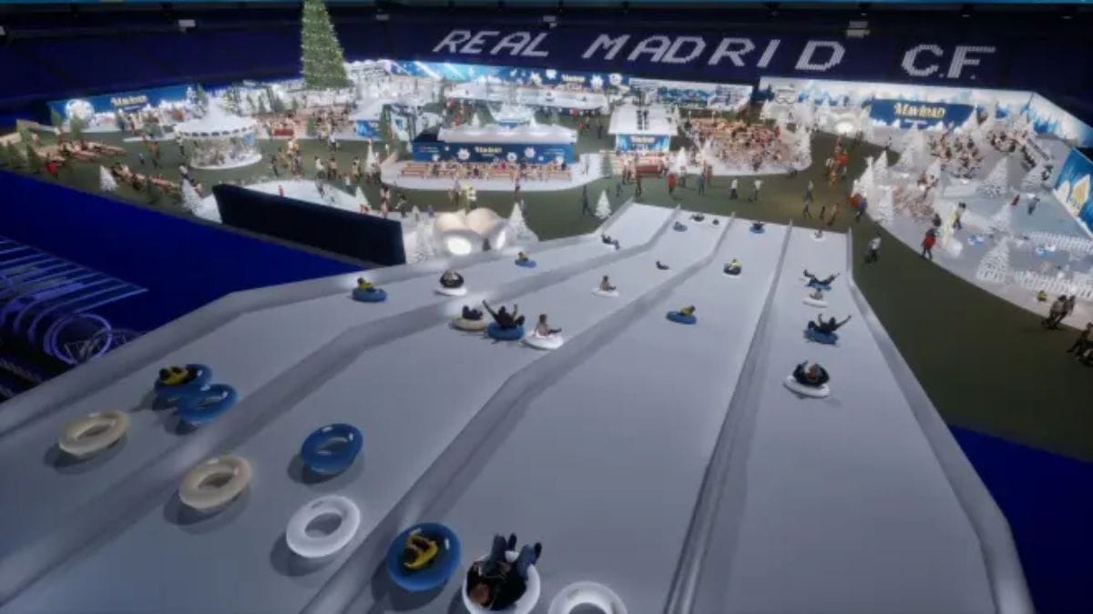 Natal no Bernabéu, casa do Real Madrid (Foto: divulgação Bernabéu)