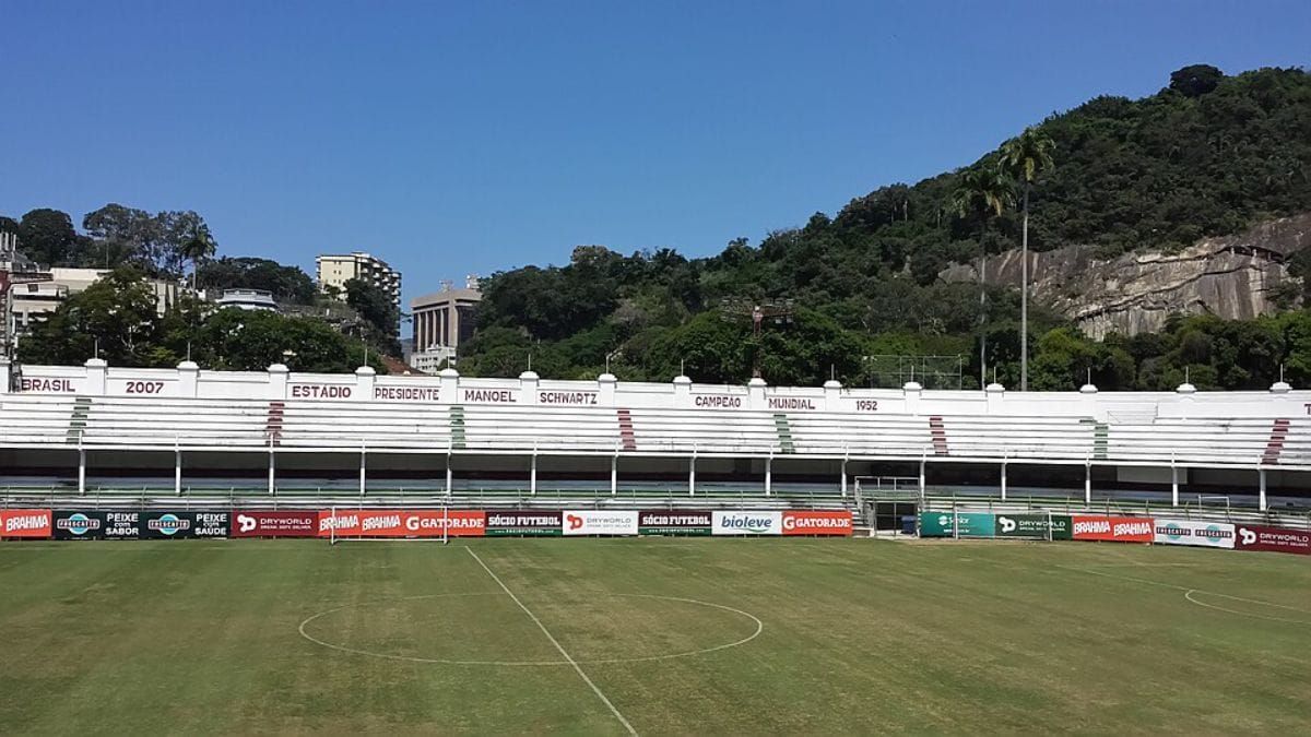 Estádio de Laranjeiras, do Fluminense (Foto: Alexandre Magno Barreto Berwanger, Wikimendia Commons, banco de imagens)