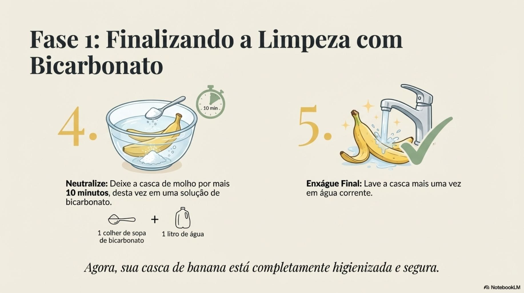 Guia Visual sobre Chá de Casca de Banana emagrece mesmo ou não