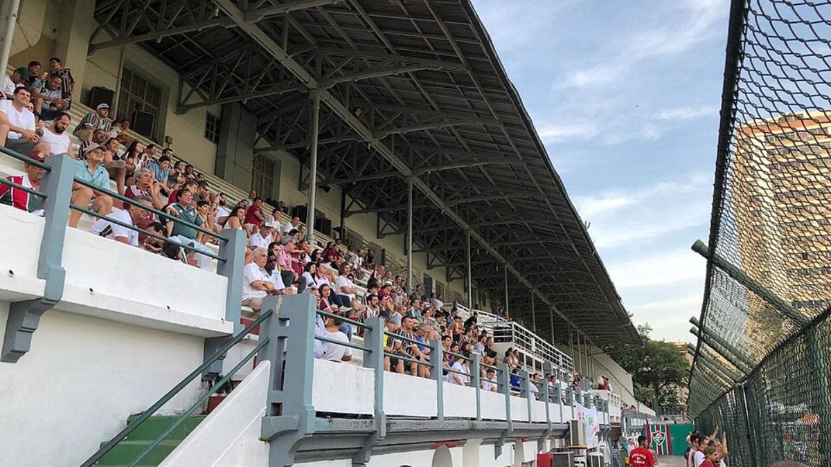 Estádio de Laranjeiras, do Fluminense (Foto: Alexandre Magno Barreto Berwanger, Wikimendia Commons, banco de imagens)