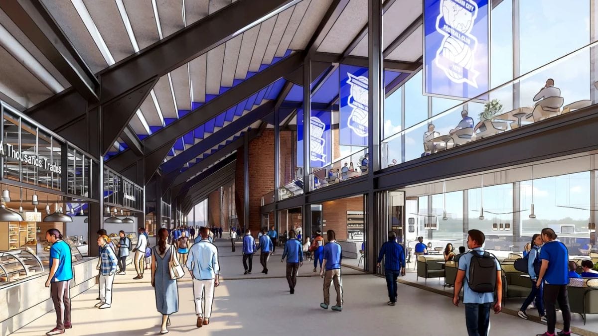 Novo estádio do Birmingham City (Foto: divulgação)