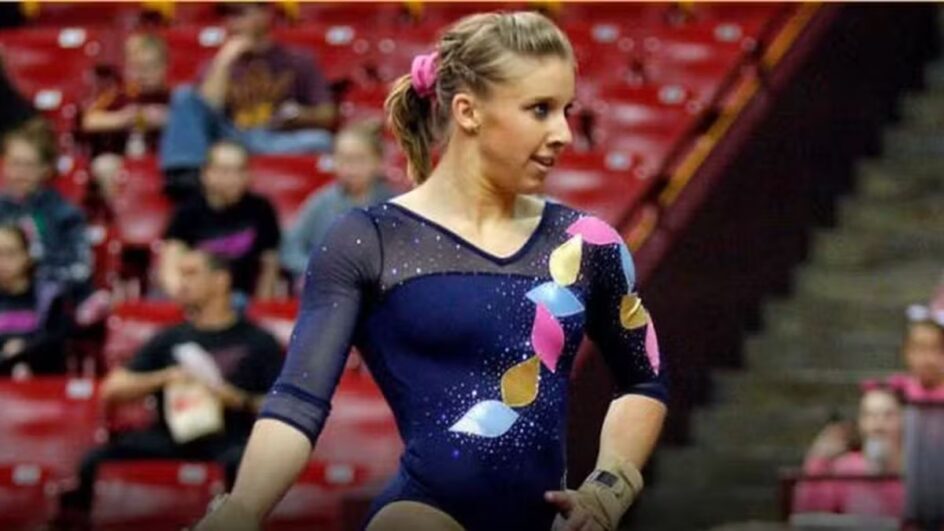 Alyssa Prichett competiu por Chapecó na Ginástica Artística — Foto: Divulgação