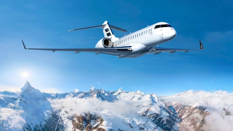 Modelo de jatinho igual ao de Cristiano Ronaldo (Foto: divulgação, Bombardier)