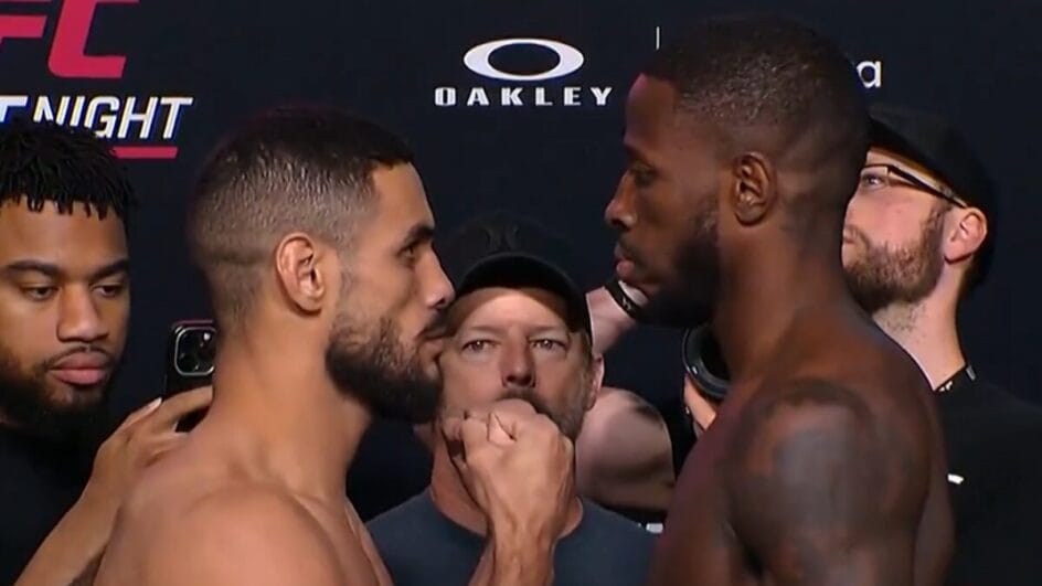 Bonfim e Brown prometem emoção na principal luta da noite do UFC Vegas 111 (Foto: reprodução UFC)