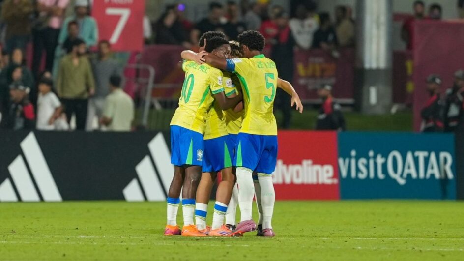 Seleção Brasileira da categoria disputa Mundial no Catar (Foto: Nelson Terme, CBF)