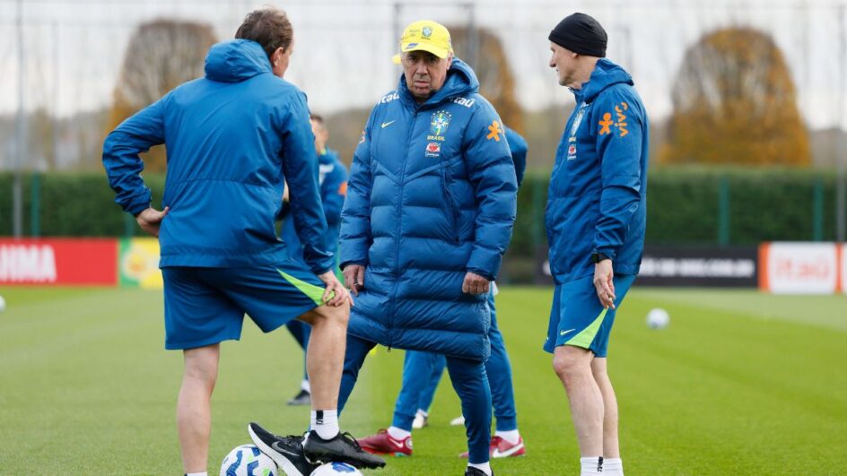Seleção Brasileira de Ancelotti se prepara para os próximos jogos (Foto: Rafael Ribeiro, CBF)