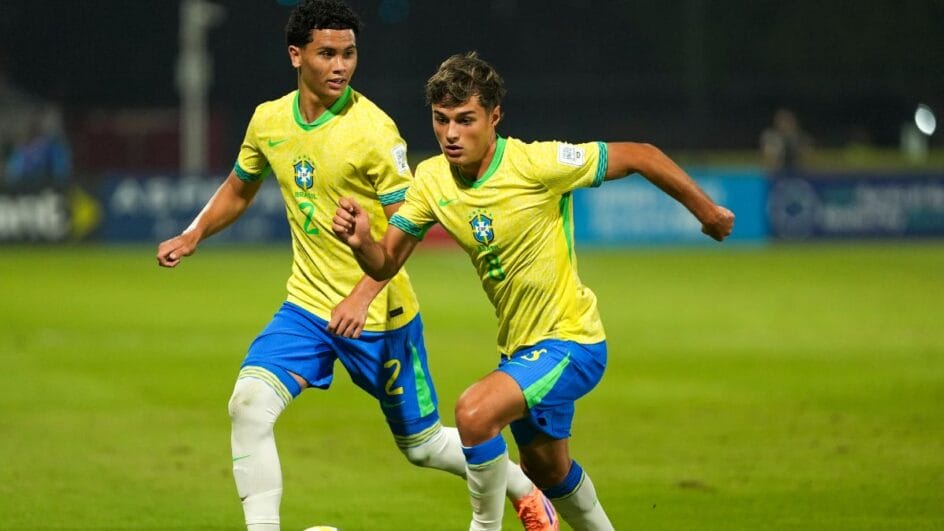 Seleção Brasileira sub-17 no Mundial da categoria (Foto: Nelson Terme, CBF)