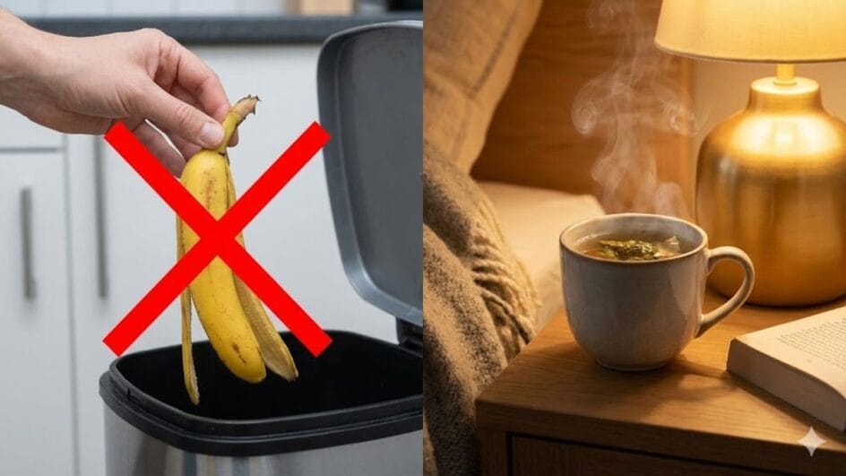 Chá de casca de banana