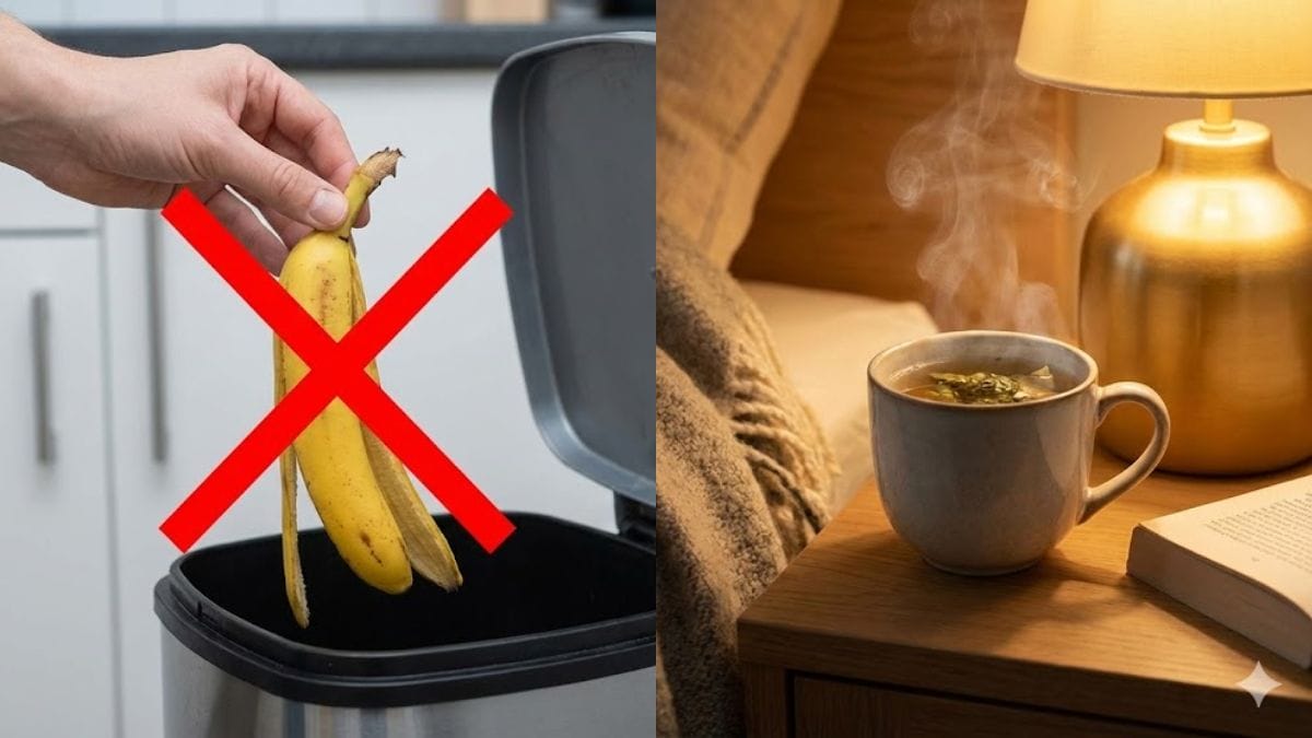 Chá de casca de banana