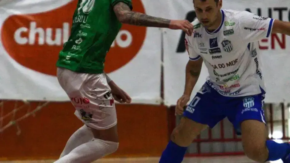 Chapecoense x São Lourenço - Catarinense de Futsal Série Ouro (Foto: Marcelo Cenci, SLO)