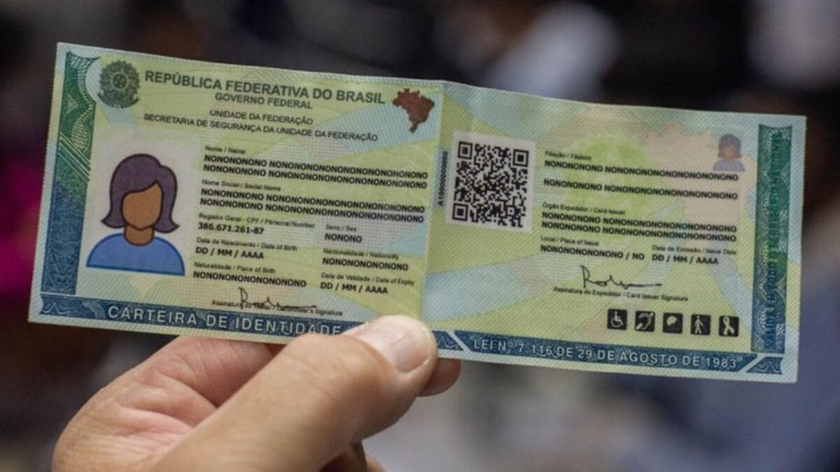 Foto da nova Carteira de Identidade