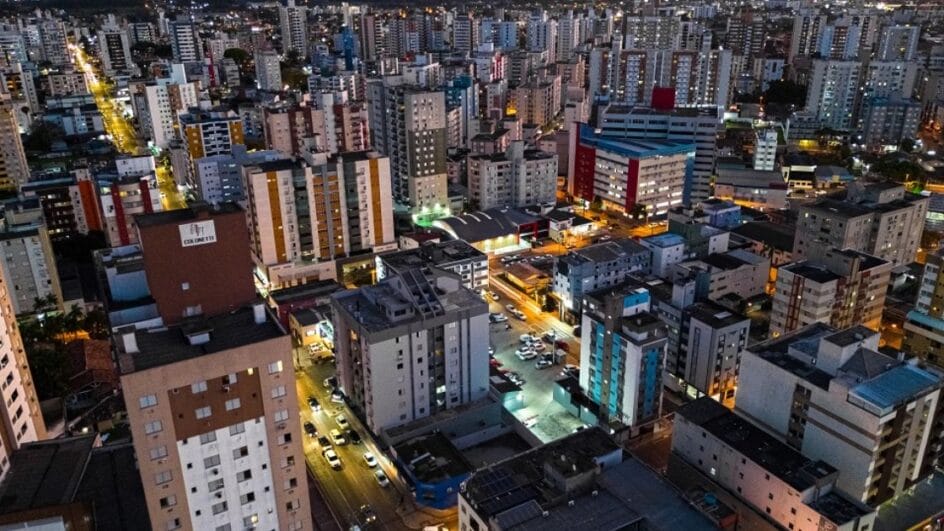 Foto aérea de Criciúma