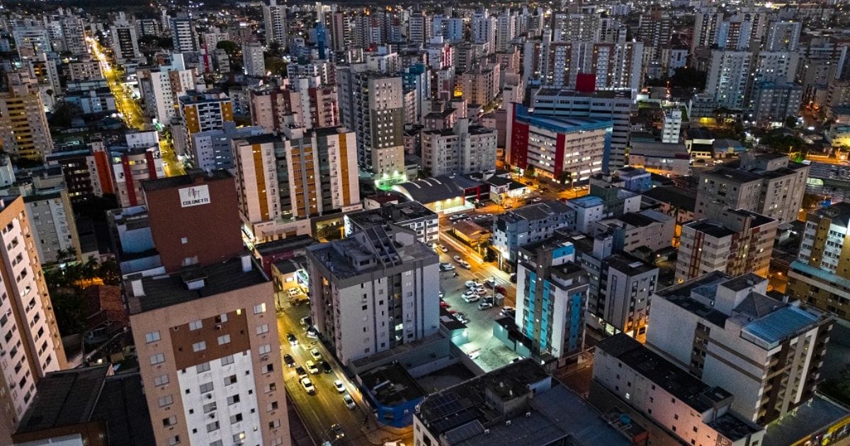Foto aérea de Criciúma