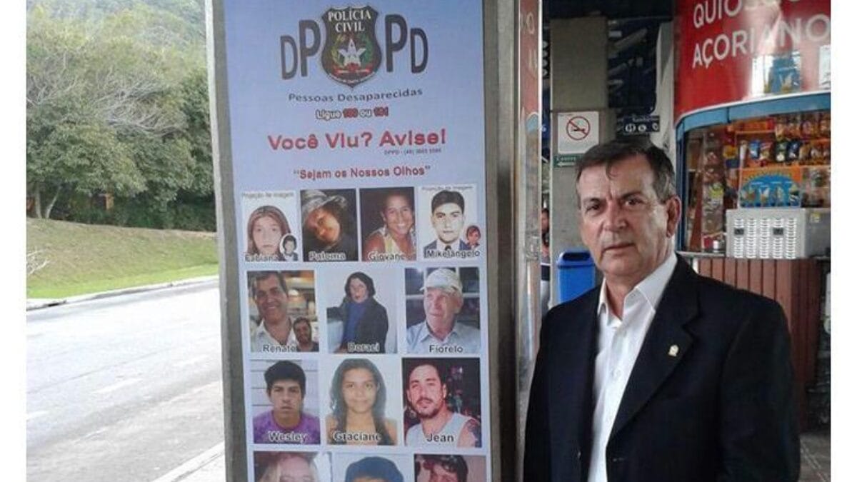 O delegado que ajudou a solucionar mais de 60 mil desaparecimentos em SC (Foto: Redes sociais, Reprodução)