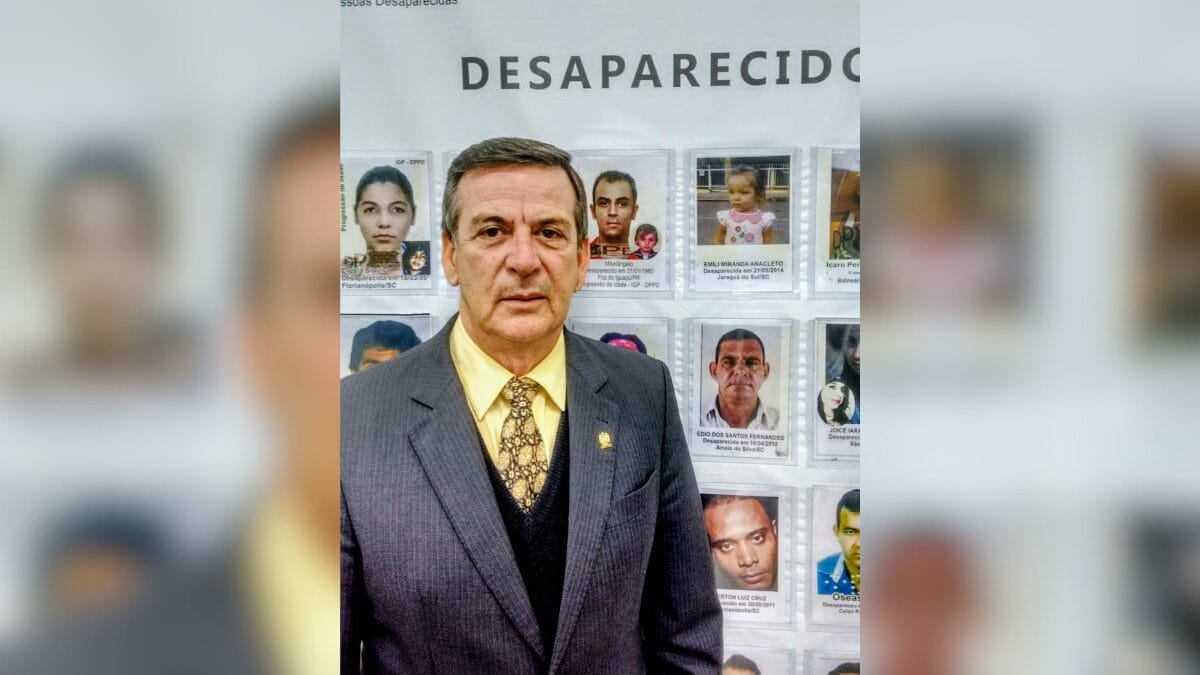 O delegado que ajudou a solucionar mais de 60 mil desaparecimentos em SC (Foto: Redes sociais, Reprodução)