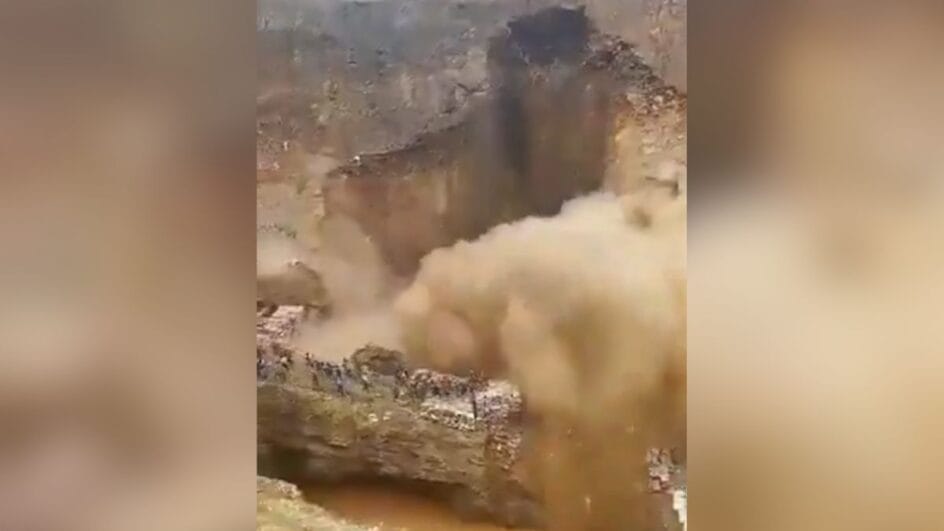 Acidente em mina do Congo, na África